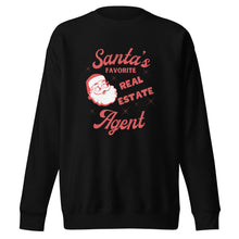 Load image into Gallery viewer, Unisex Premium Sweatshirt Santa&#39;s Favorite Real Estate Agent