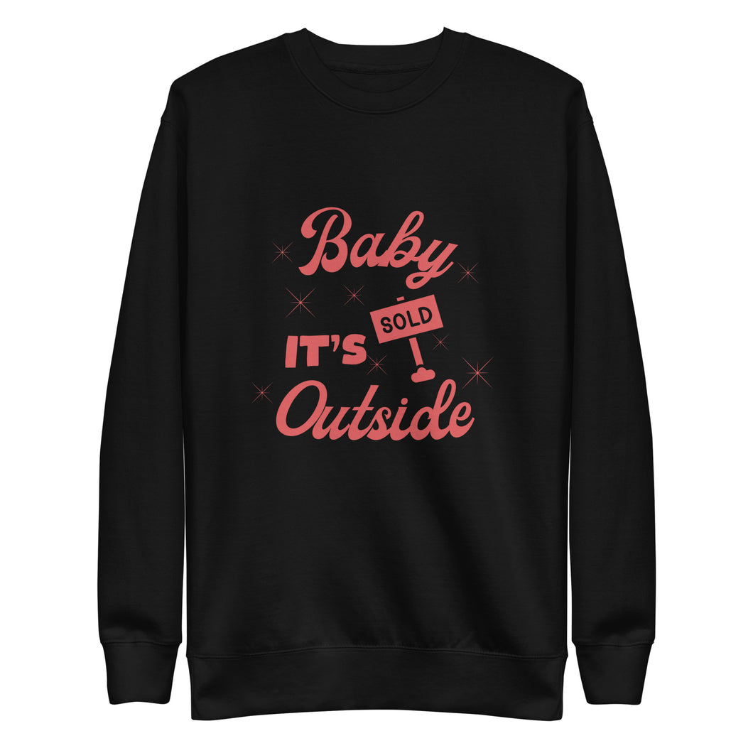 Unisex Premium Sweatshirt Sold Real Estate Christmas