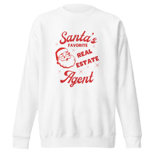 Load image into Gallery viewer, Unisex Premium Sweatshirt Santa&#39;s Favorite Real Estate Agent