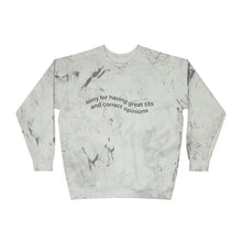 Load image into Gallery viewer, Unisex Color Blast Crewneck Sweatshirt