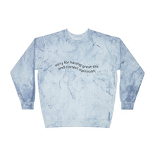 Load image into Gallery viewer, Unisex Color Blast Crewneck Sweatshirt
