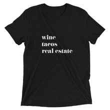 Load image into Gallery viewer, Wine Tacos Real Estate Short sleeve t-shirt