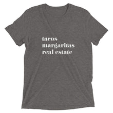 Load image into Gallery viewer, Tacos Margaritas Real Estate Short sleeve t-shirt