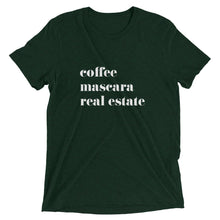 Load image into Gallery viewer, Coffee Mascara Real Estate Short sleeve t-shirt